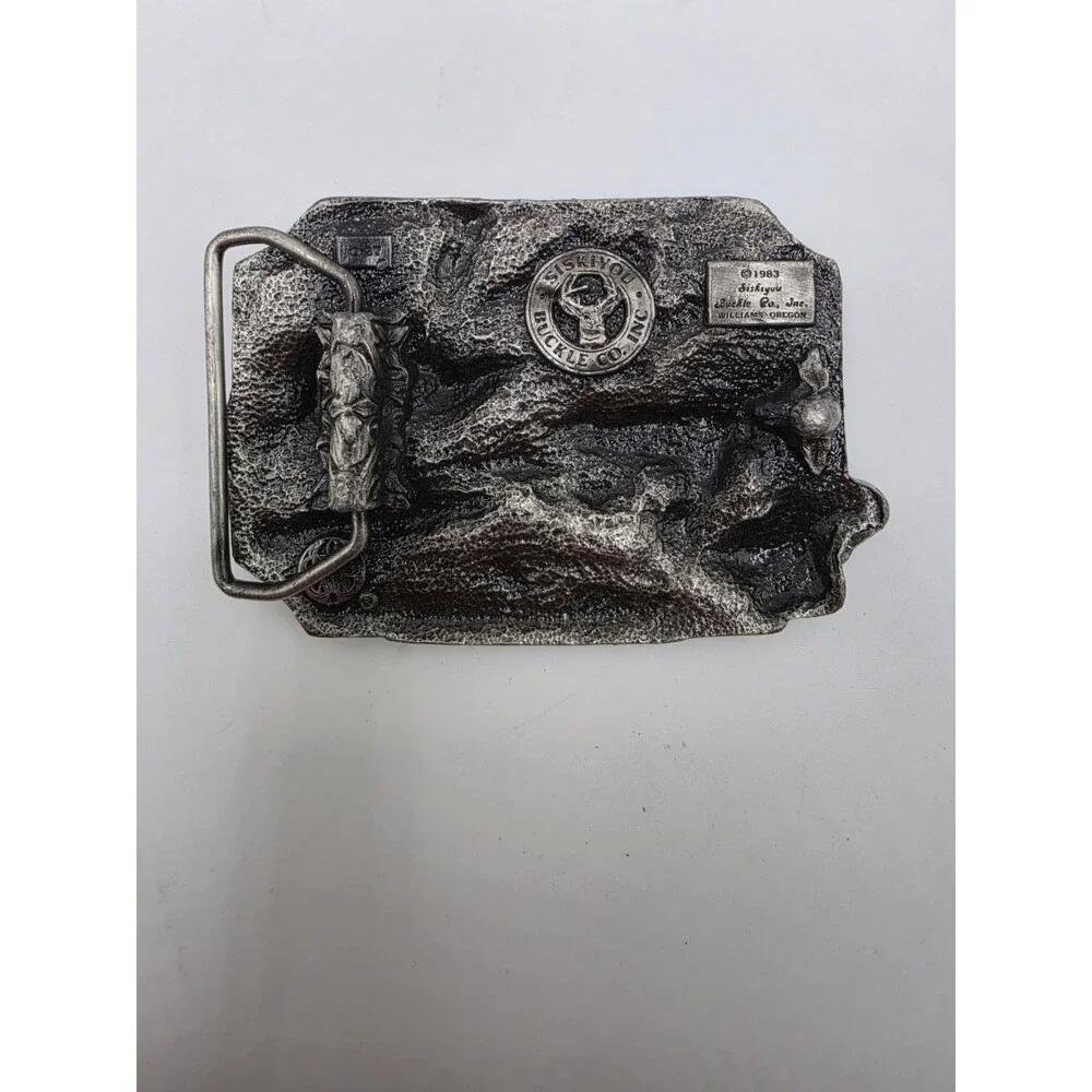 Vintage 1983 Siskiyou O-27 Farm Belt Buckle Combine Tractor Barn Engravable